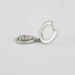 Boucles d'oreilles en Or blanc & diamants