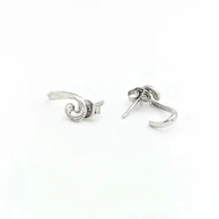 Boucles d'oreilles en or blanc et diamants
