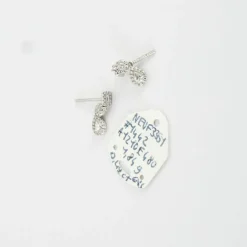 Boucles d'oreilles en Or blanc & diamants