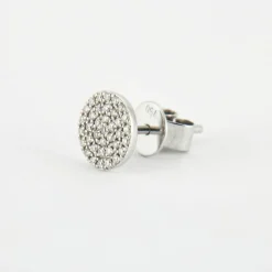 Boucles d'oreilles en Or blanc & diamants