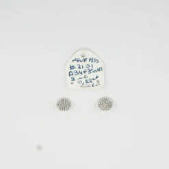 Boucles d'oreilles en Or blanc & diamants