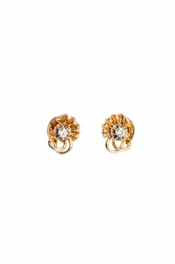 Boucles d'oreilles en or et diamant