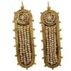 Boucles d'oreilles en or et perles anciennes