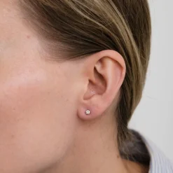 Boucles d'oreilles en Or jaune & diamants