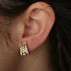 Boucles d'oreilles en or jaune