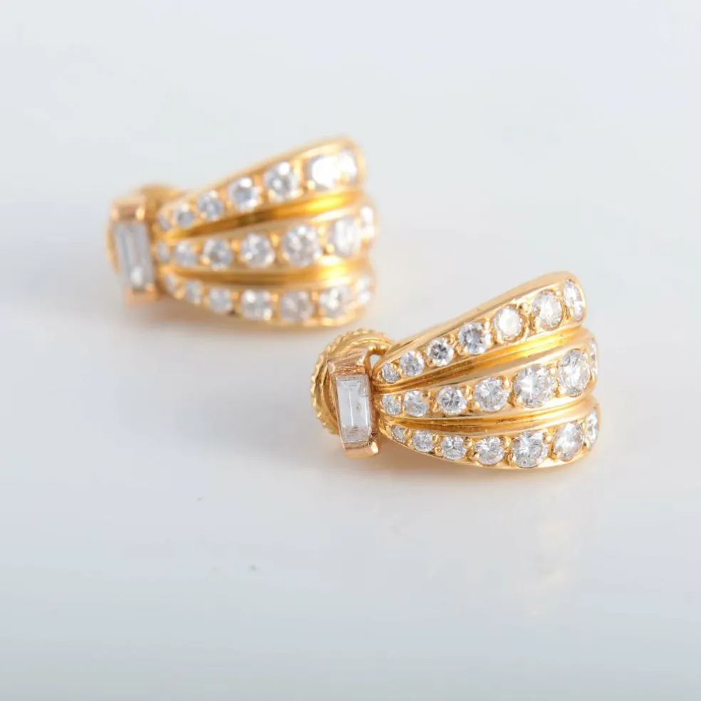 Boucles d'oreilles en or jaune