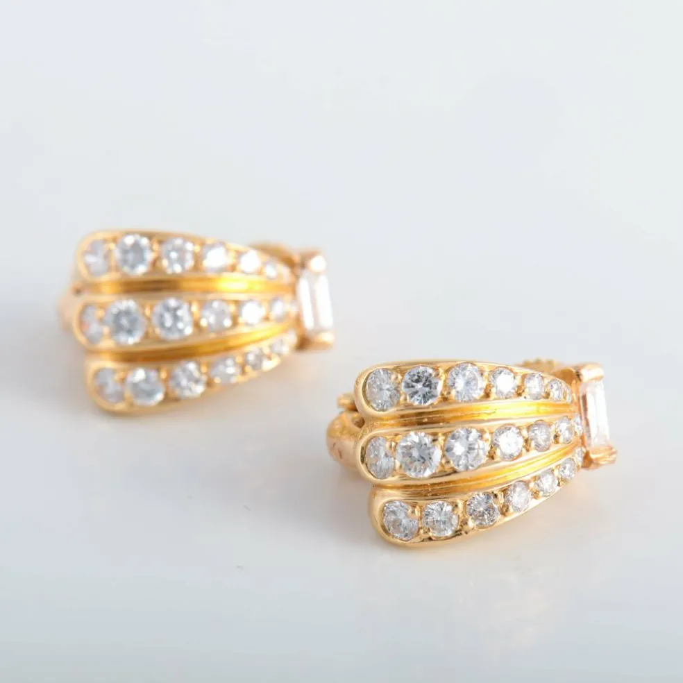 Boucles d'oreilles en or jaune