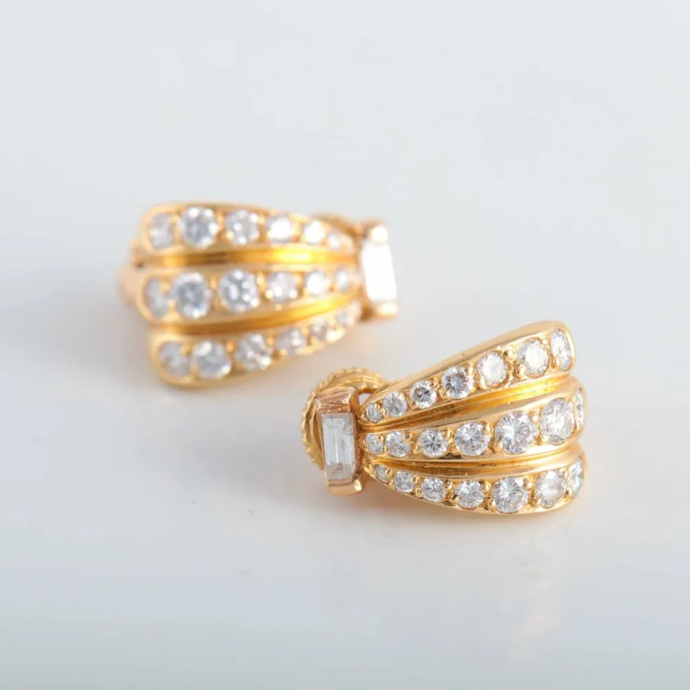 Boucles d'oreilles en or jaune