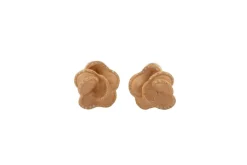 Boucles d'oreilles en or rose et diamants