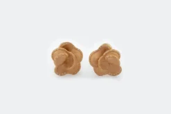 Boucles d'oreilles en or rose et diamants