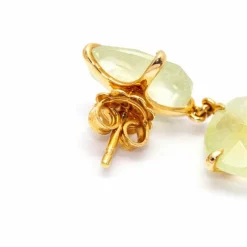 Boucles d'oreilles en or rose et diamants