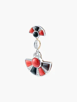 Boucles d'oreilles Eventails