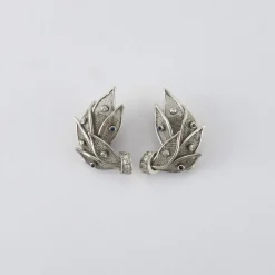 Boucles d'oreilles Feuillage Saphirs & Diamants