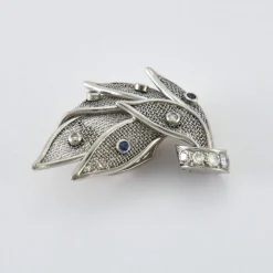 Boucles d'oreilles Feuillage Saphirs & Diamants