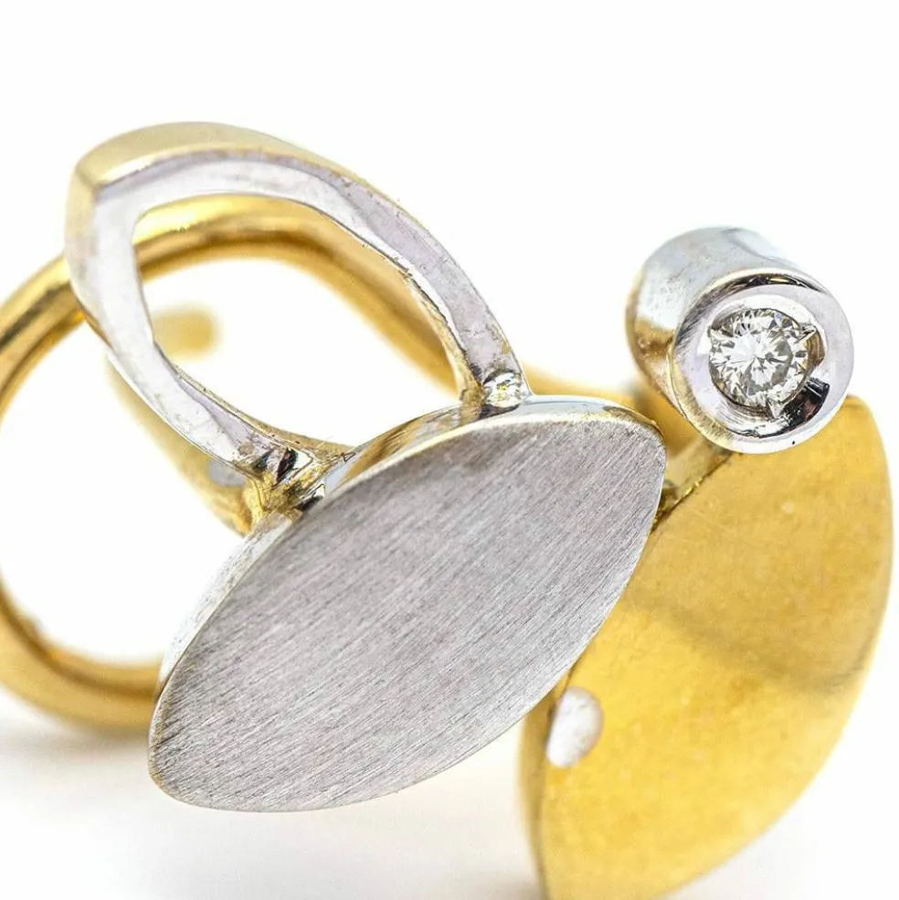 Boucles d'oreilles Feuille 2 Ors