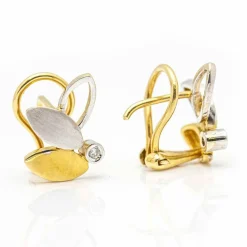 Boucles d'oreilles Feuille 2 Ors