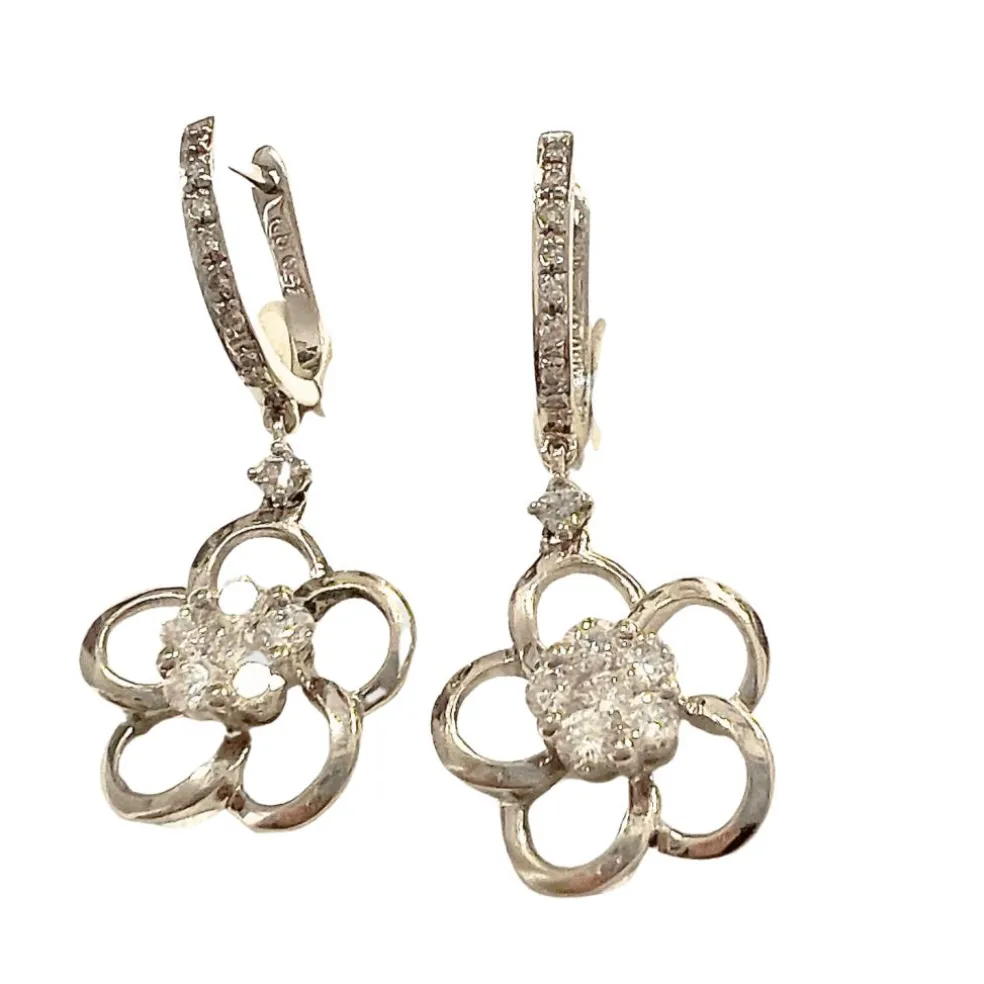 BOUCLES D'OREILLES FLEURS