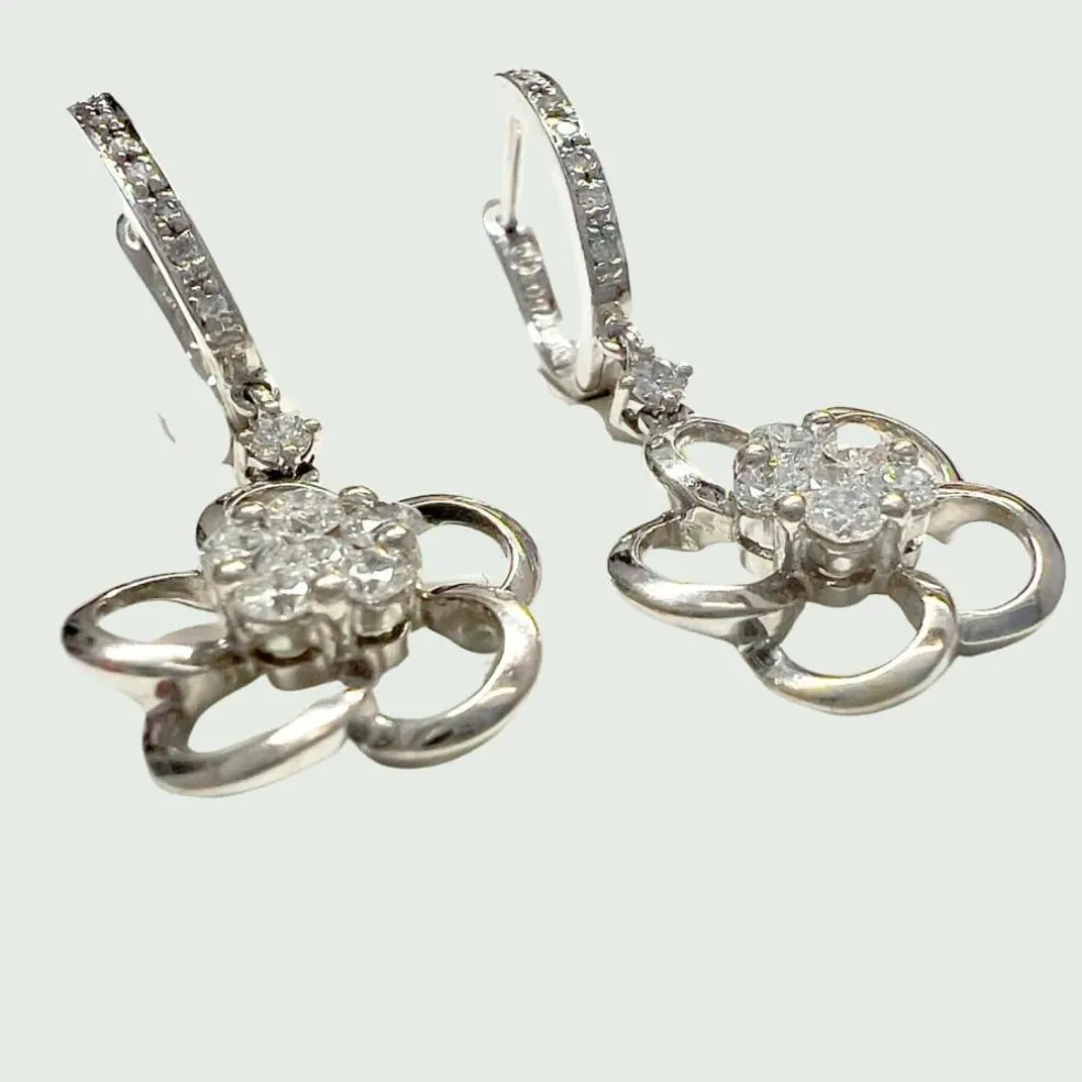 BOUCLES D'OREILLES FLEURS