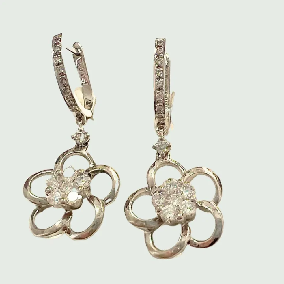 BOUCLES D'OREILLES FLEURS