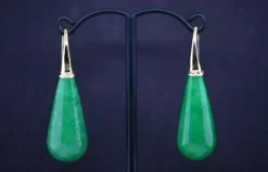 Boucles d'oreilles jade