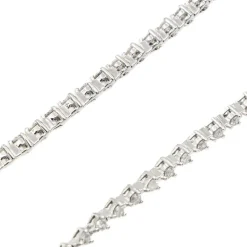 Boucles d'oreilles Ligne Or blanc Diamant