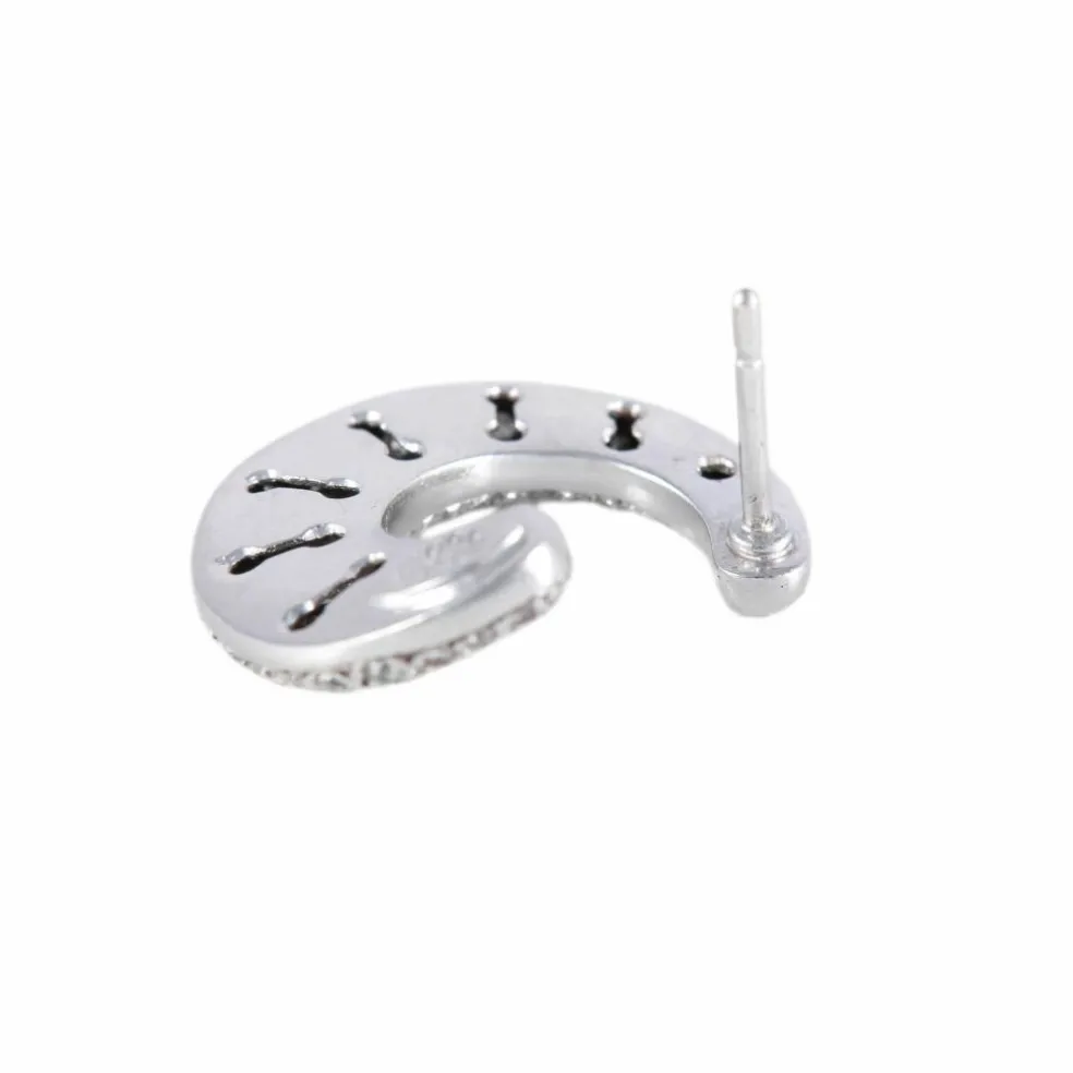 BOUCLES D'OREILLES "LUNA" OR & DIAMANTS