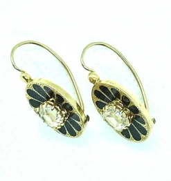 Boucles d'oreilles émaillées