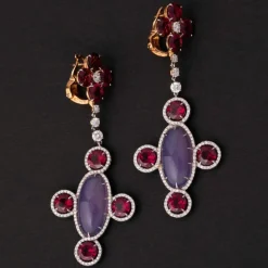 Boucles d'oreilles moderne