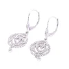 Boucles d'oreilles MONAKAL en or blanc et diamants
