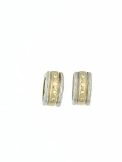 Boucles d'oreilles Moncara en or avec diamants