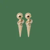 Boucles d'oreilles Métropolis en or jaune