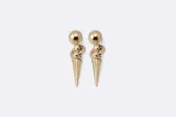 Boucles d'oreilles Métropolis en or jaune