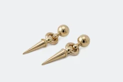 Boucles d'oreilles Métropolis en or jaune