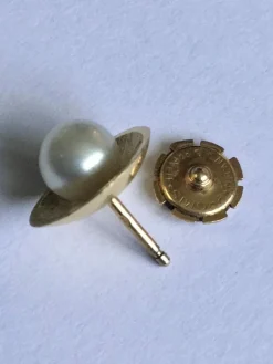 Boucles d'oreilles Or & perles