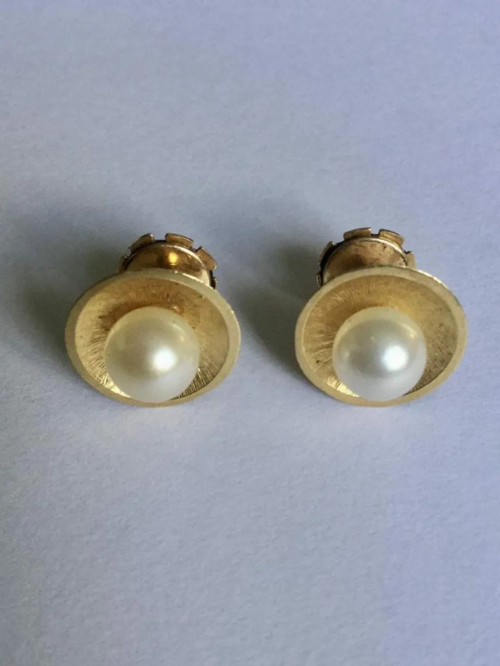 Boucles d'oreilles Or & perles