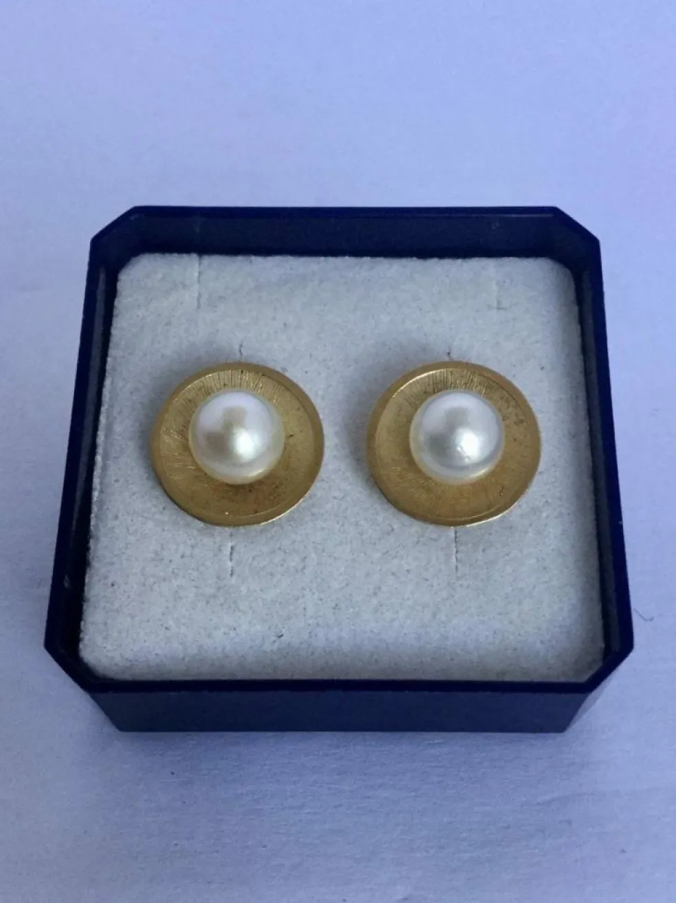 Boucles d'oreilles Or & perles