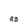 Boucles d’oreilles or blanc diamants