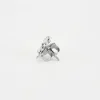 Boucles d'oreilles or blanc diamants