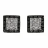 Boucles d'oreilles Or blanc Diamant