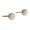 Boucles d'oreilles or blanc diamants