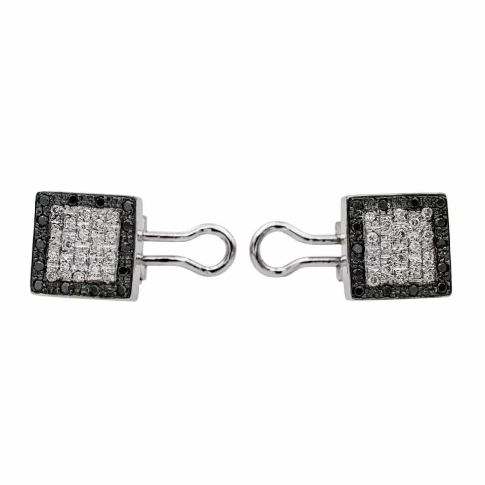 Boucles d'oreilles Or blanc Diamant