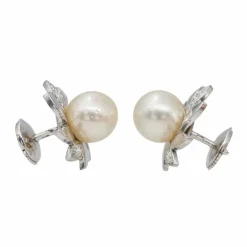 Boucles d'oreilles Or blanc Diamant