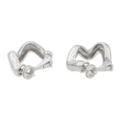 Boucles d'oreilles Or blanc