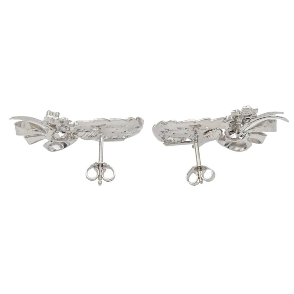 Boucles d'oreilles Or blanc Diamant
