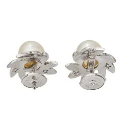 Boucles d'oreilles Or blanc Diamant