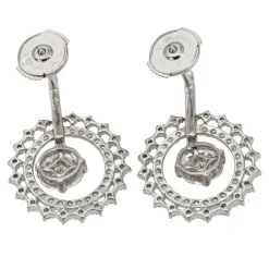 Boucles d'oreilles Or blanc Diamant