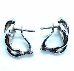 Boucles d'oreilles Or blanc Diamants