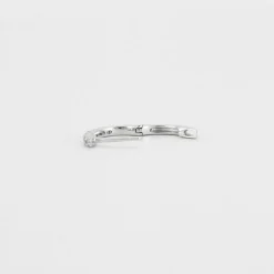 Boucles d'oreilles or blanc 18 carats diamants