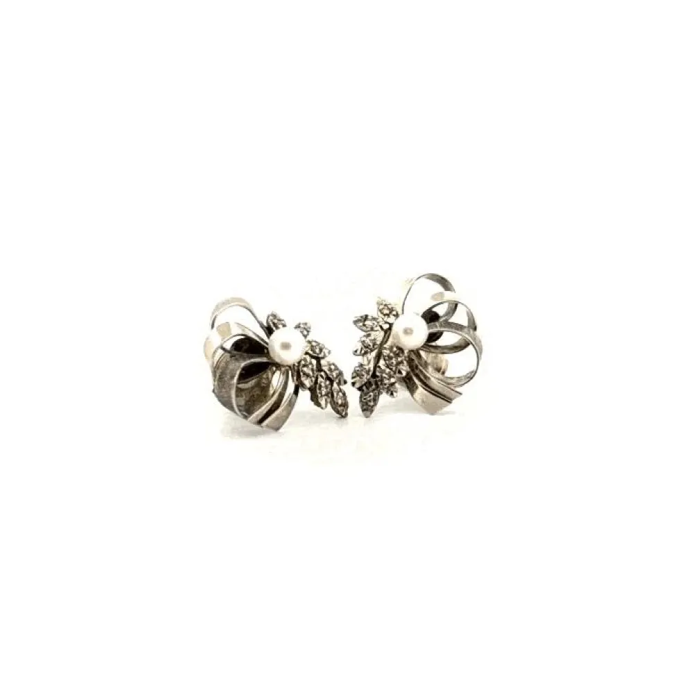Boucles d'oreilles Or Blanc 18k & Diamants