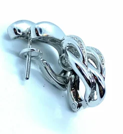Boucles d'oreilles Or blanc Diamants